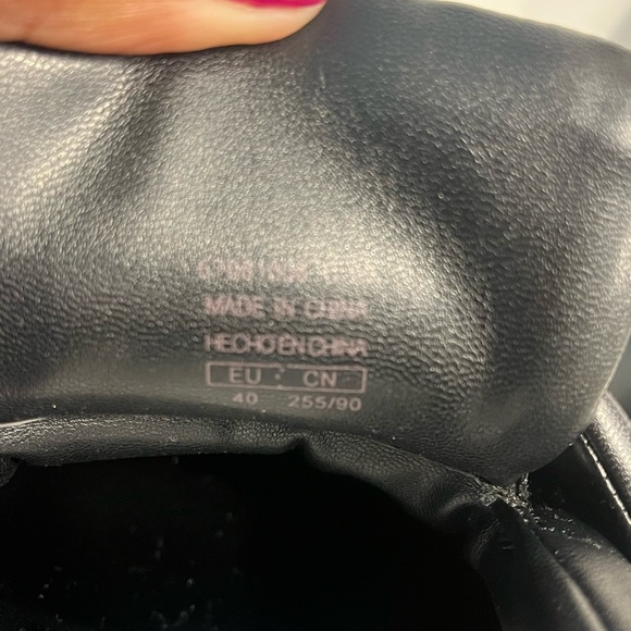 New Never worn MANGO Quilted slingback loafer    size 40 - Picture 5 of 8